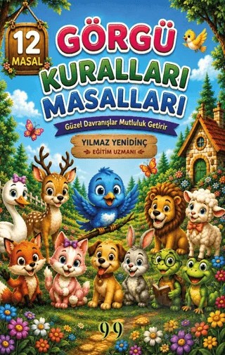 Görgü Kuralları Masalları – Yılmaz Yenidinç – Doksan Dokuz Yayınları kitap kapağı