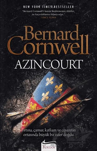 Azincourt – Bernard Cornwell – Koridor Yayıncılık kitap kapağı
