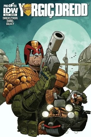 Yargıç Dredd Sayı : 1 - Kapak B – Presstij Kitap kitap kapağı