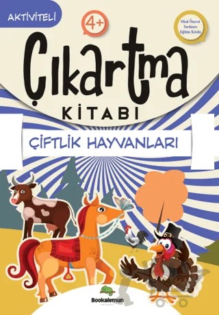 Çiftlik Hayvanları - Çıkartma Kitabı – Kolektif – Bookalemun Yayınevi kitap kapağı