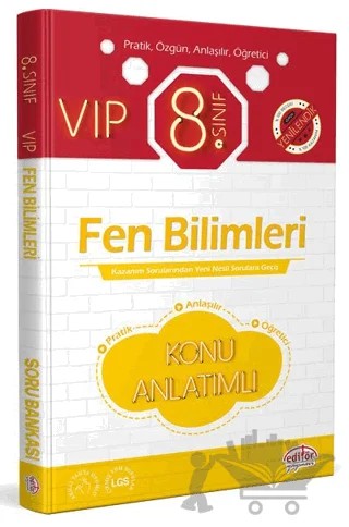 8. Sınıf VIP Fen Bilimleri Konu Anlatımlı – Kolektif – Editör Yayınevi kitap kapağı