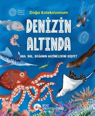 Denizin Altında Doğa Koleksiyonum – Cameron Menzies – Koç Üniversitesi Yayınları kitap kapağı
