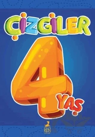 Çizgiler 4 Yaş – Kolektif – Ren Çocuk kitap kapağı