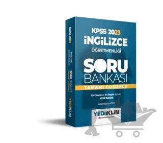 2023 ÖABT İngilizce Öğretmenliği Tamamı Çözümlü Soru Bankası – Hasan Atsız – Yediiklim Yayınları kitap kapağı