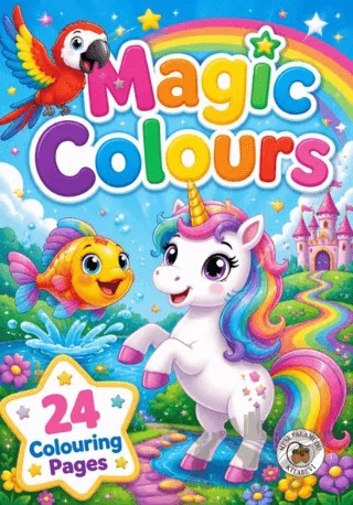 Magic Colours – Colouring Book – Kolektif – Meşe Palamudu Kitabevi kitap kapağı
