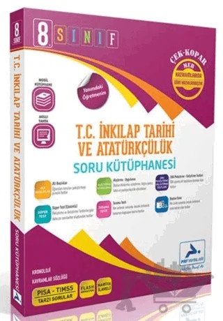 8. Sınıf LGS T.C.İnkılap Tarihi ve Atatürkçülük Soru Kütüphanesi – Kolektif – Paraf Yayınları kitap kapağı