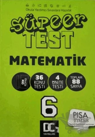 6. Sınıf Matematik Süper Test Çek Kopar – Kolektif – ​Doğru Cevap Yayınları kitap kapağı