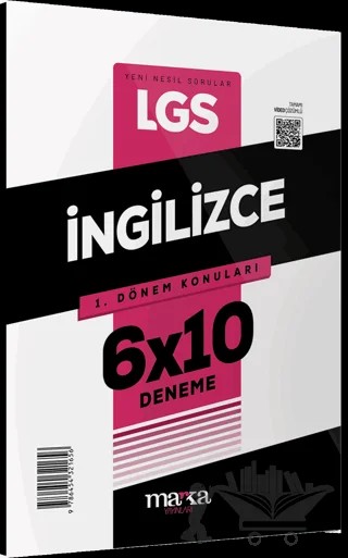 2025 LGS 1.Dönem Konuları İngilizce 6 Deneme – Kolektif – Marka Yayınları kitap kapağı