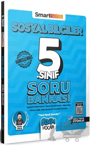 5. Sınıf Sosyal Bilgiler Soru Bankası – Metin Uruk – Benim Hocam Yayınları kitap kapağı