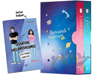Operatöre Bağlanıyorsunuz 1-2 (Yan Boyamalı Kutulu Set) – K. Kübra Berk – Artemis Yayınları kitap kapağı