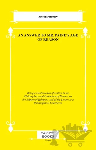 An Answer to Mr. Paine's Age of Reason – Joseph Priestley – Capitol Books kitap kapağı