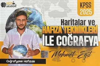 2025 MEB AGS Haritalar ve Hafıza Teknikleriyle Coğrafya – Mehmet Eğit – Eğit Akademi kitap kapağı