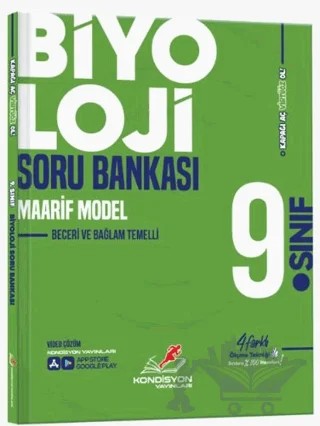 9. Sınıf Biyoloji Soru Bankası – Kolektif – Kondisyon Yayınları kitap kapağı