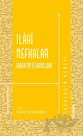 İlahi Nefhalar – Sadreddin Konevî – Fikriyat Yayınevi kitap kapağı