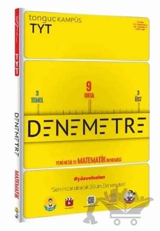 TYT Denemetre Yeni Nesil 15 Matematik Denemesi – Kolektif – Tonguç Akademi kitap kapağı