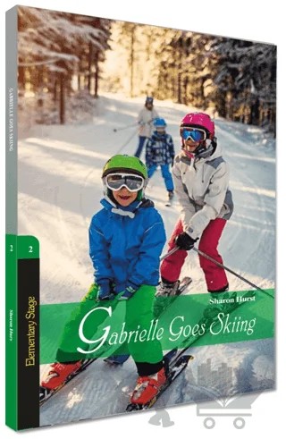 İngilizce Hikaye Gabrielle Goes Skiing – Sharon Hurts – Kapadokya Yayınları kitap kapağı