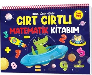 Oyna Eğlen Öğren - Cırt Cırtlı Matematik Kitabım: 3-6 yaş (Sayılar, Şekiller, Saatler, Örüntüler, Toplama, Çıkarma, Sudoku) – Kolektif – Yükselen Zeka Yayınları kitap kapağı