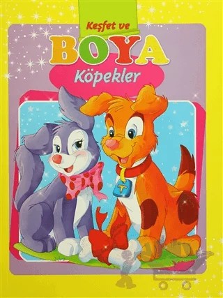 Köpekler - Keşfet ve Boya – Kolektif – Revzen Kitap kitap kapağı