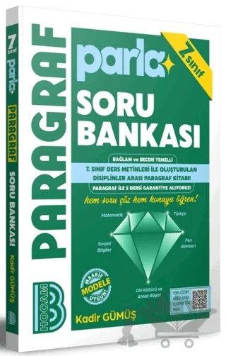 7. Sınıf Parla Paragraf Soru Bankası – Kadir Gümüş – Benim Hocam Yayınları kitap kapağı