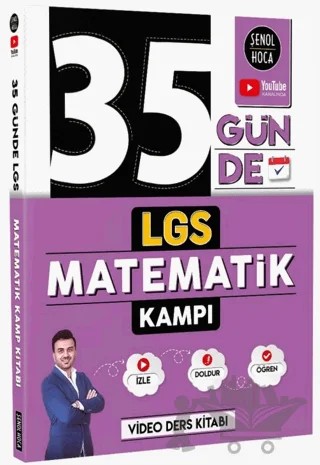 35 Günde LGS Matematik Kampı Şenol Hoca – Şenol Aydın – Şenol Hoca Yayınları kitap kapağı