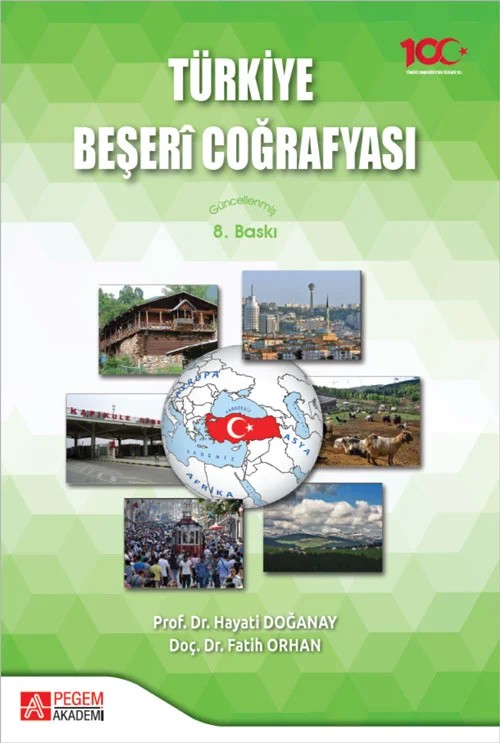 Türkiye Beşeri Coğrafyası – Hayati Doğanay – Pegem Akademi Yayıncılık kitap kapağı