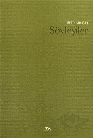 Söyleşiler – Turan Karataş – Edebiyat Ortamı Yayınları kitap kapağı