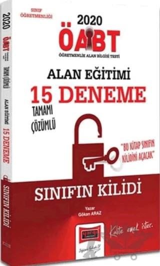 2020 ÖABT Sınıf Öğretmenliği Sınıfın Kilidi Alan Eğitimi Tamamı Çözümlü 15 Deneme – Kolektif – Yargı Yayınevi kitap kapağı