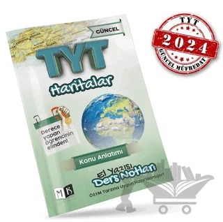 2024 TYT Haritalar El Yazısı Ders Notları Kitabı – Kolektif – MK Yayıncılık kitap kapağı