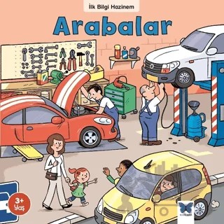 Arabalar - İlk Bilgi Hazinem – Stephanie Ledu – Mavi Kelebek Yayınları kitap kapağı