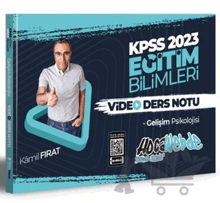 2023 KPSS Eğitim Bilimleri Gelişim Psikolojisi Video Ders Notları – Kamil Fırat – HocaWebde Yayınları kitap kapağı
