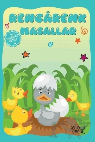 Rengarenk Masallar - Turkuaz Kitap – Ayşe Hüma Karaca – Koloni Çocuk kitap kapağı