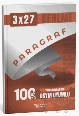Tüm Sınavlar İçin 3x27 Paragraf Deneme – Kolektif – Anla Kazan Yayınları kitap kapağı