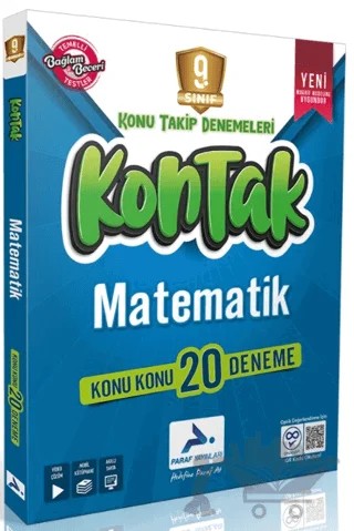 9. Sınıf Matematik Kontak Deneme – Kolektif – Paraf Yayınları kitap kapağı