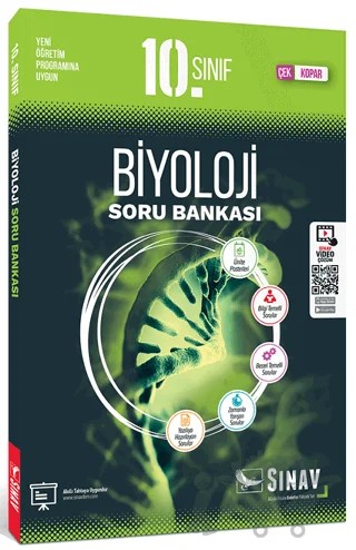 10. Sınıf Biyoloji Soru Bankası – Kolektif – Sınav Yayınları kitap kapağı