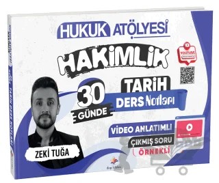 Hukuk Atölyesi Hakimlik 30 Günde Tarih Video Ders Notları – Zeki Tuğa – Dizgi Kitap kitap kapağı