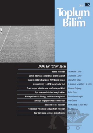 Toplum ve Bilim Dergisi Sayı: 162 – İletişim Yayınevi kitap kapağı