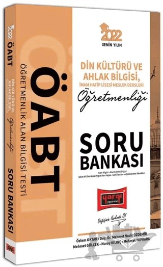 2022 ÖABT Din Kültürü ve Ahlak Bilgisi, İmam Hatip Lisesi Meslek Dersleri Öğretmenliği Soru Bankası – Kolektif – Yargı Yayınevi kitap kapağı