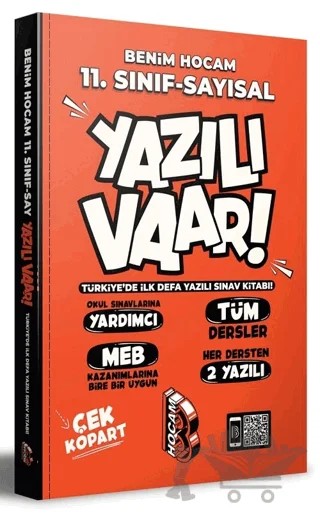 11. Sınıf Sayısal Yazılı Var Yazılı Sınav Kitabı – Kolektif – Benim Hocam Yayınları kitap kapağı