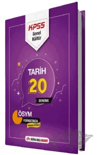 KPSS Genel Kültür Tarih Tamamı Çözümlü 20 Deneme – Kolektif – Dijital Hoca kitap kapağı