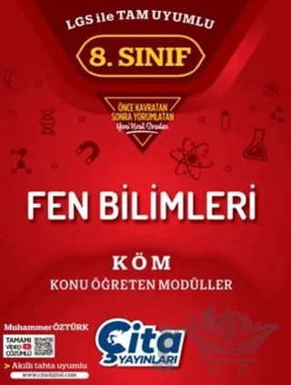 8. Sınıf Fen Bilimleri Konu Öğreten Modülleri – Muhammer Öztürk – Çita Yayınları kitap kapağı