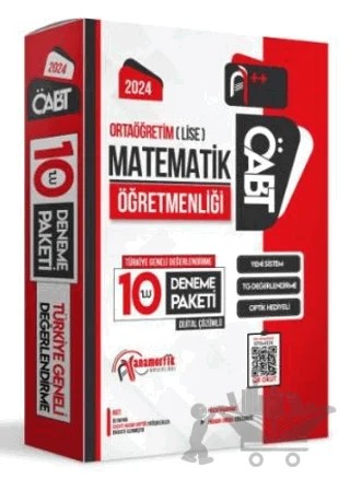 2024 ÖABT Ortaöğretim Lise Matematik Öğretmenliği Türkiye Geneli 10 Deneme Dijital Çözümlü – Hasan Hilmi Ergören – Anamorfik Yayınları kitap kapağı