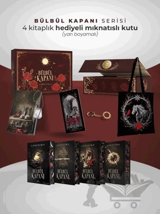 Bülbül Kapanı Serisi - Hediyeli Yan Boyamalı Mıknatıslı Kutu – Loresima – Ephesus Yayınları kitap kapağı