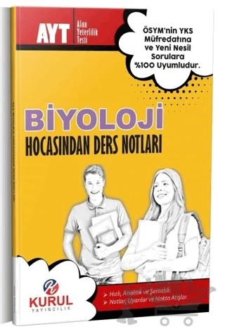 AYT Biyoloji Hocasından Ders Notları – Kolektif – Kurul Yayıncılık kitap kapağı
