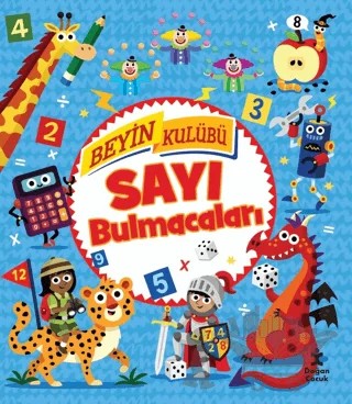 Beyin Kulübü Sayı Bulmacaları – Kolektif – Doğan Çocuk kitap kapağı