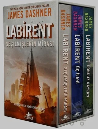 Labirent: Seçilmişlerin Mirası Serisi Kutulu Özel Set (3 Kitap) – James Dashner – Pegasus Yayınları kitap kapağı