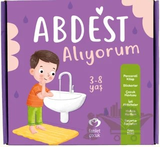 Abdest Alıyorum – Selim Han Tuğrul – Çamlıca Çocuk Yayınları kitap kapağı