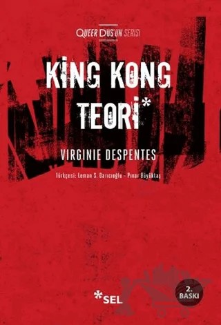 King Kong Teori – Virginie Despentes – Sel Yayıncılık kitap kapağı