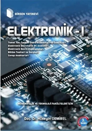 Elektronik 1 – Hüseyin Demirel – Birsen Yayınevi kitap kapağı