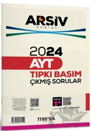 2024 AYT Arşiv Serisi Çıkmış Sorular Tamamı Video Çözümlü – Kollektif – Marka Yayınları kitap kapağı