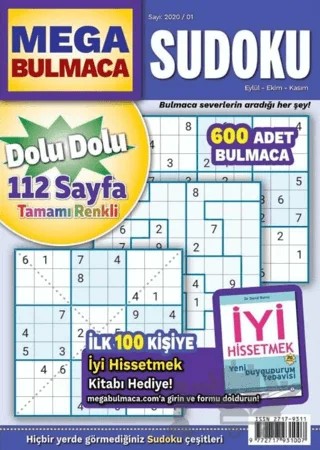 Maxi Mega Sudoku Bulmaca 1 – Kolektif – Maxi Yayıncılık kitap kapağı